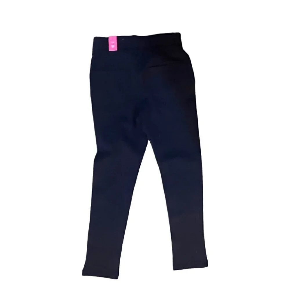 The Children's Place Girls Leggings Size 5T Stretch Fabric Navy Blue Brand New